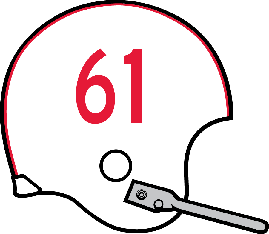 Nebraska Cornhuskers 1966 Helmet Logo iron on transfers for clothing